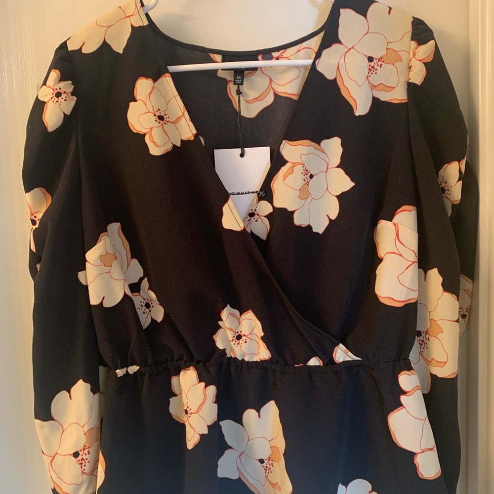Floral Peplum Blouse | NWT